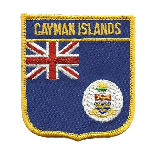 Cayman Islands Shield Patch Iron On British - Picture 2 of 3